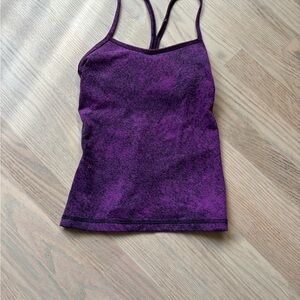 Lululemon Size 2 Purple Women's Lycra Sports Tank Top